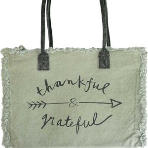 SOLD SOLD SOLD THANKFUL & GRATEFUL MARKET TOTE